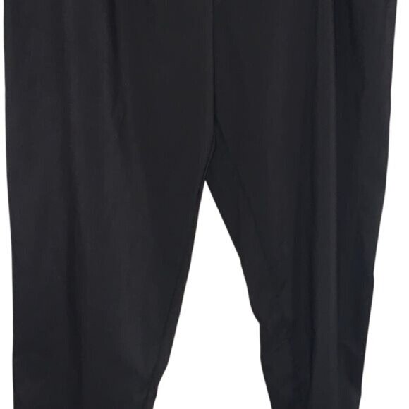 Jockey Sport Black Athletic Pants XL With Zippered Ankles & Drawstring Waist - Picture 7 of 12